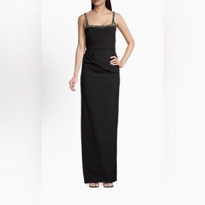 Sachin & Babi Elegant Black Evening Gown